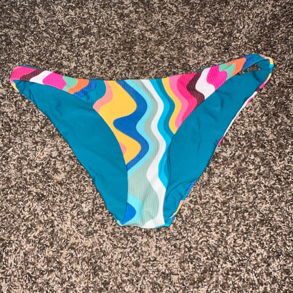 surf style bikini bottoms multicolored